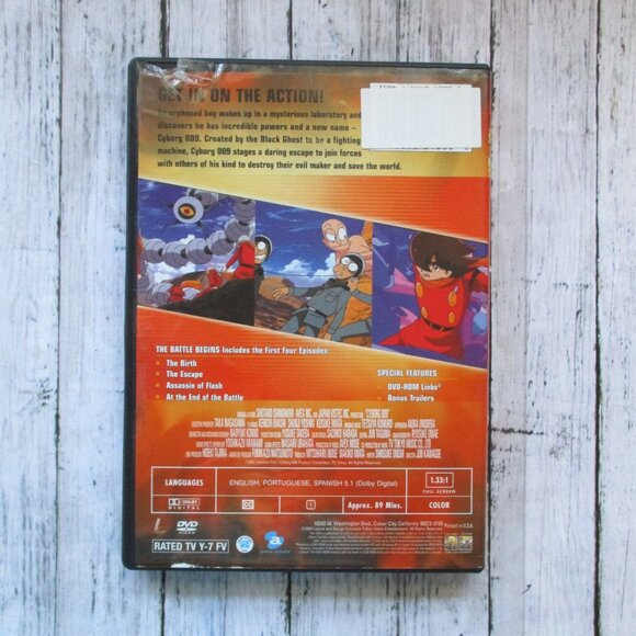 Cyborg 009 The Battle Begins Anime DVD Movie - Picture 5 of 5